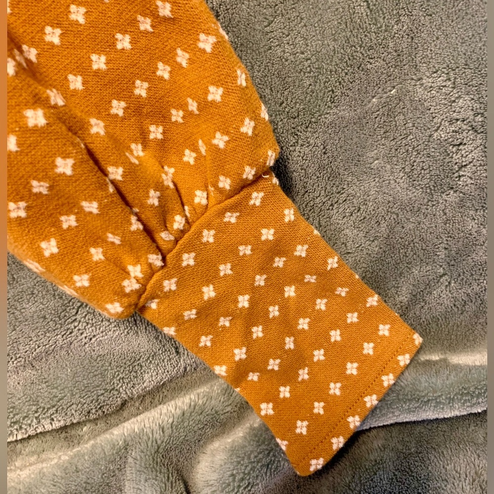 NWOT Madewell Floral Jacquard Square Neck Top - Picture 3 of 6